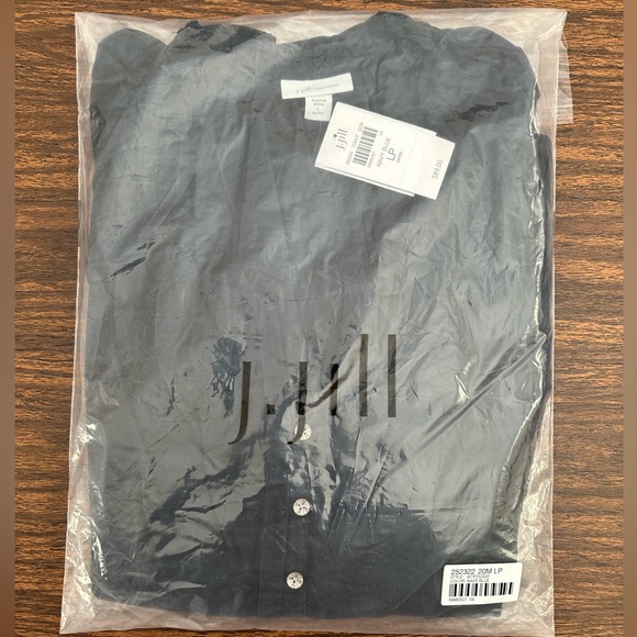 NWT J. Jill Navy Blue Corduroy Top - Large Petite - Picture 5 of 5